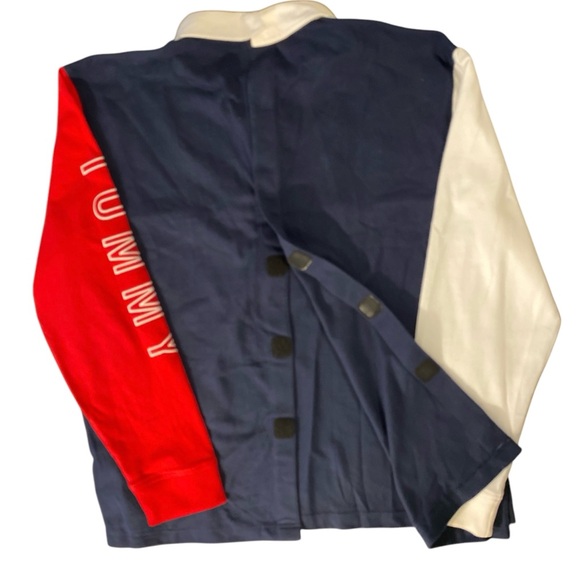 NWT Tommy Hilfiger Adaptive Rugby Men’s 2XL Color Block Velcro Brand Closure - Picture 4 of 13
